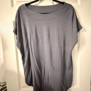 Lou & Grey Charcoal Short Sleeve Top